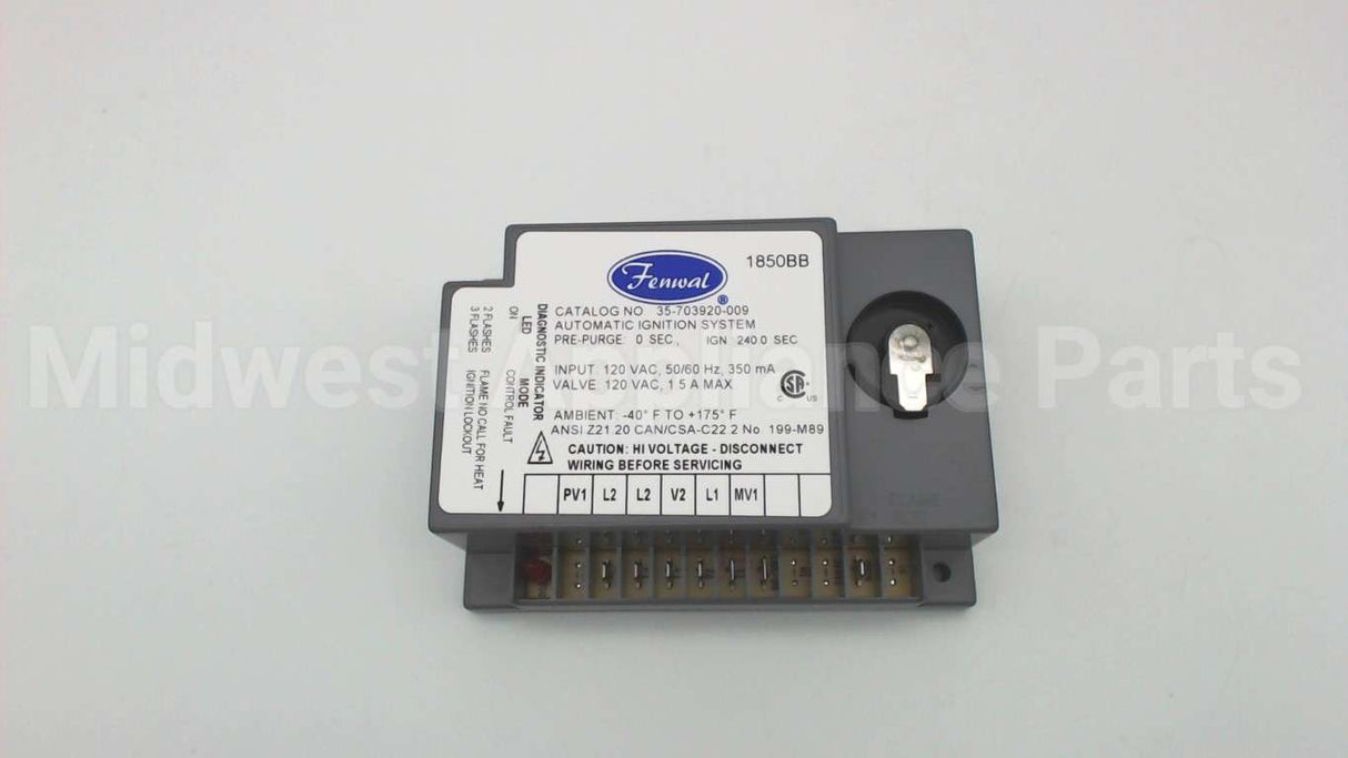 35-703920-009 Fenwal 120V Dsi Board, Special