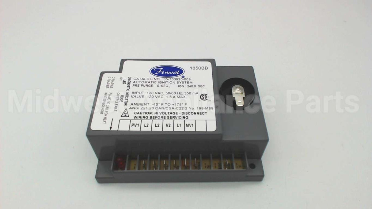 35-703920-009 Fenwal 120V Dsi Board, Special