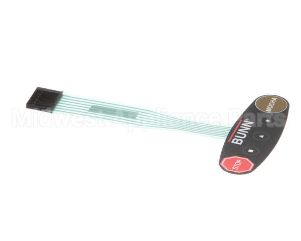 36231.0006 Bunn Switch, Memb Prgm W/Stop-Mocha