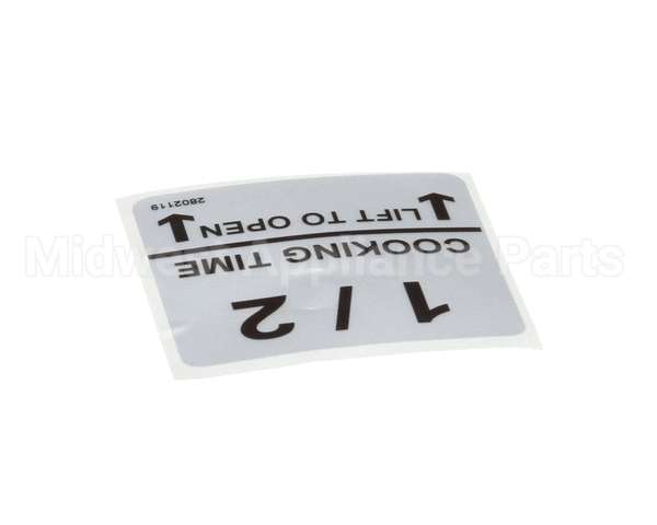 370032 Lincoln Label 1/2 Cooktime