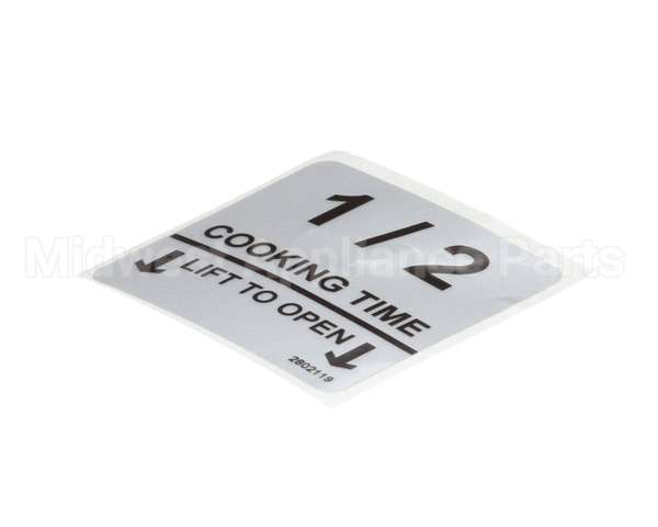 370032 Lincoln Label 1/2 Cooktime