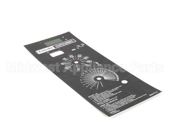 370131 Lincoln Label Gas Oven Oper