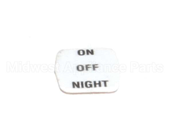 37193.0000 Bunn Decal, On/Off/Night Imix