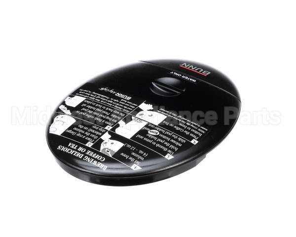37495.1000 Bunn Lid Assembly, Mca/Mcp With Decal