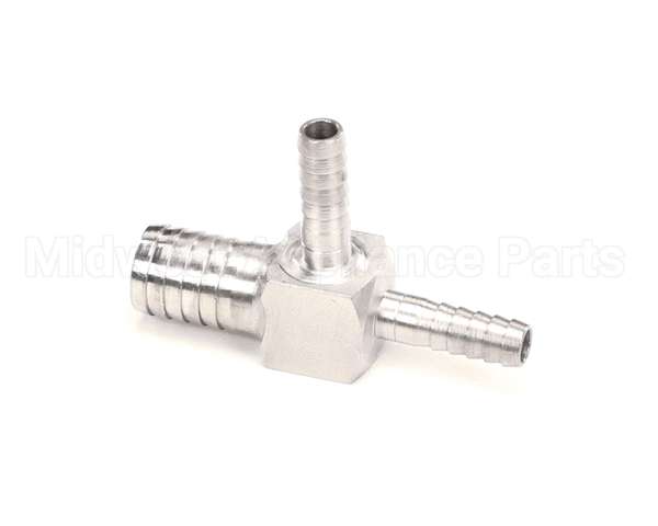 376041 Stoelting Fitting; 3 Way Tee; Sstl