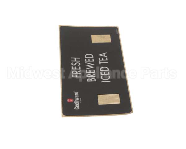 380-00064 Grindmaster Cecilware Label, Iced Tea - Ltb/Tb3