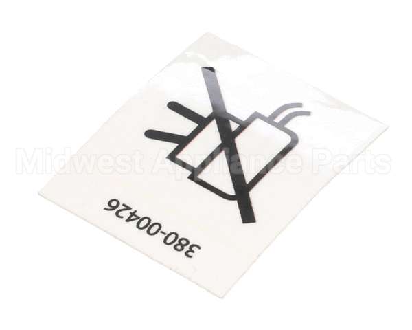 380-00426 Grindmaster Cecilware Label,Caution,Damaged Plug