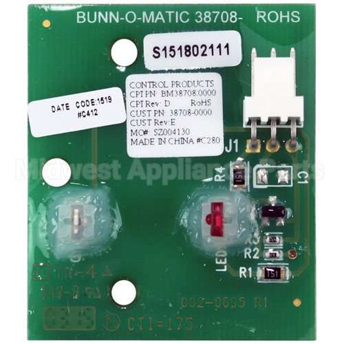 38708.1 Compatible Bunn Control Board Kit