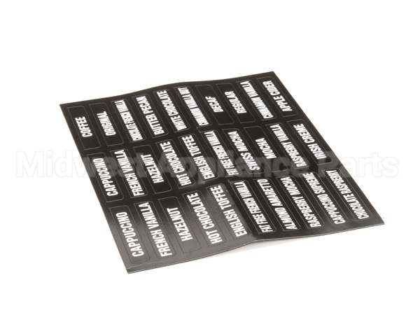 38749.0000 Bunn Decal, Flvr Labels Imix (New)