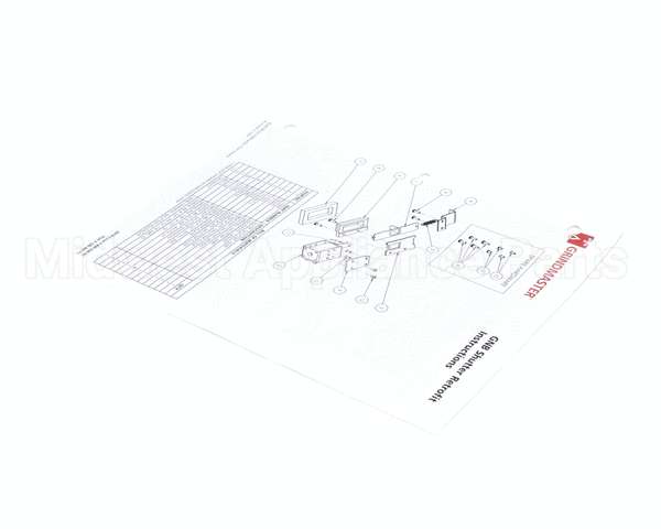 390-00173 Grindmaster Cecilware Instructions Shutter Kit Gnb