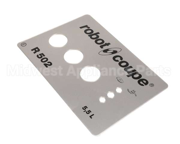 39818 Robot Coupe Front Plate Assembly R502E
