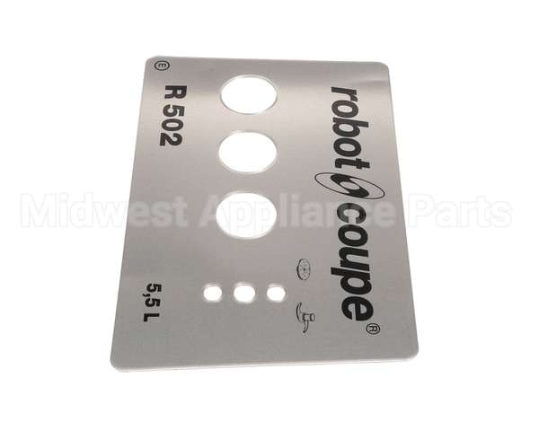 39818 Robot Coupe Front Plate Assembly R502E