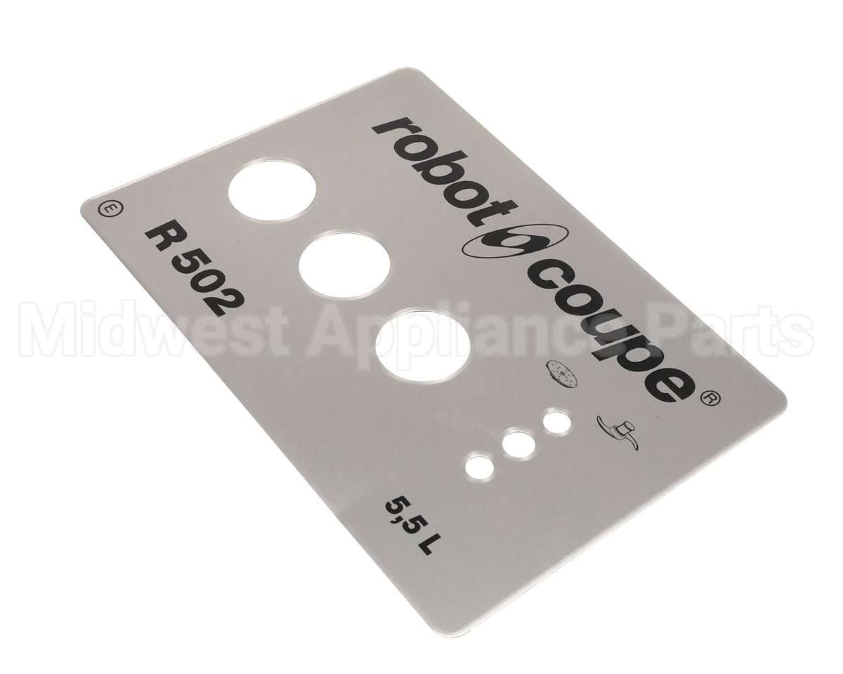 39818.0000 Robot Coupe Front Plate Assembly R502E