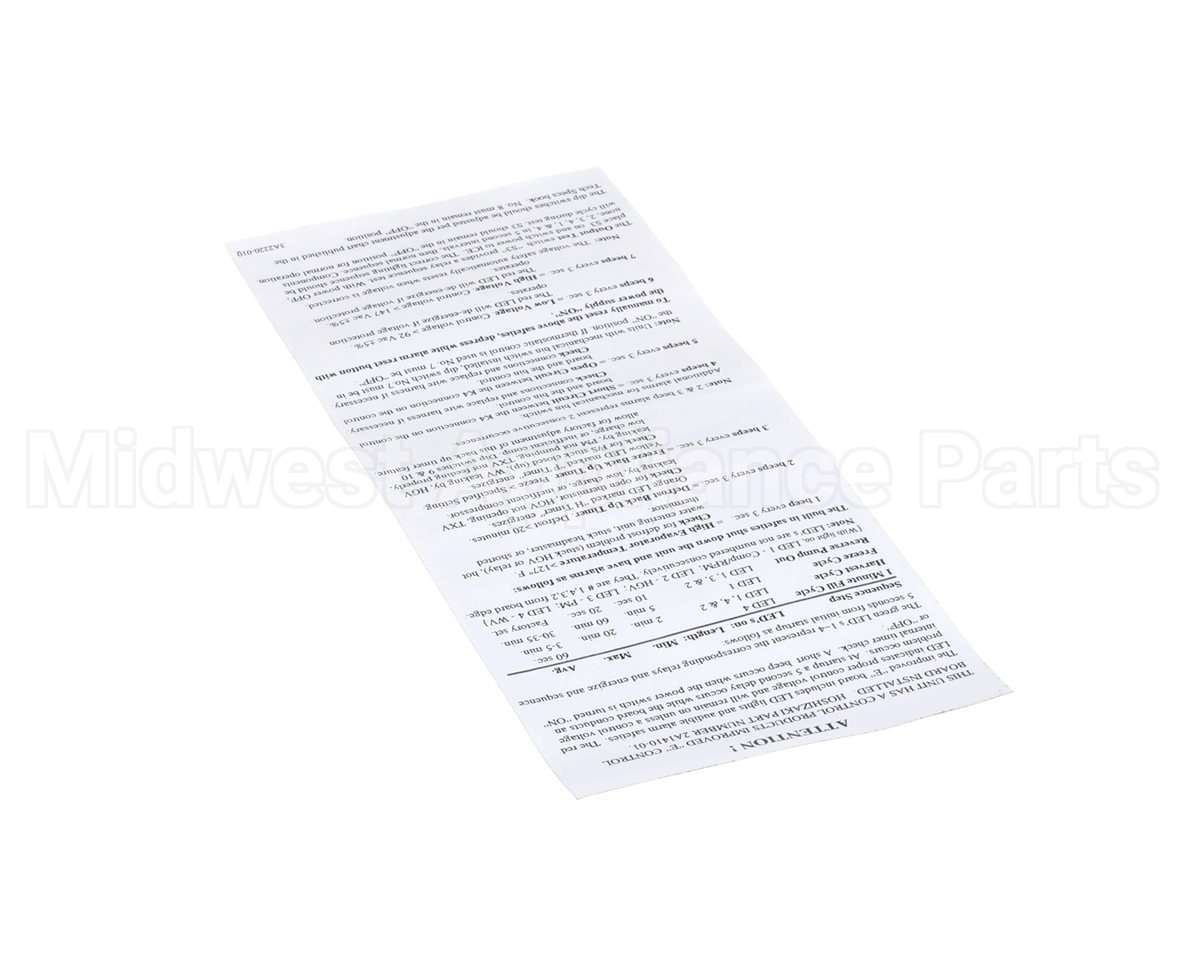 3A2220-01 Hoshizaki Label-Control Board
