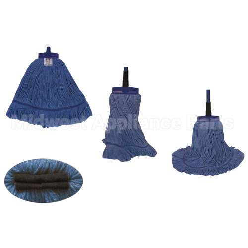 3CSLBB Compatible San Jamar Mop Head (Blue-Large)