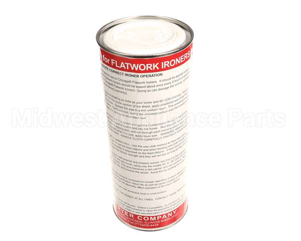 4006-000-01 Chicago Dryer Powdered Wax 1-1/2 Lbs Can^