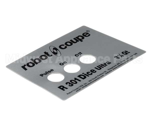 402522 Robot Coupe R301U Dice Front Plate
