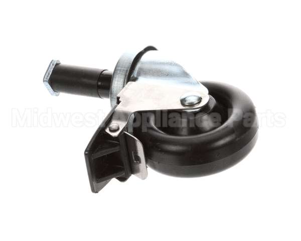 40704 Giles Caster, 4.5-In, Swivel, With Brake, Stem
