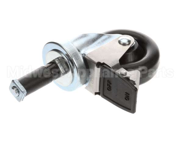 40704 Giles Caster, 4.5-In, Swivel, With Brake, Stem