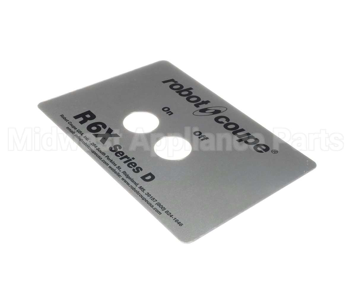 407233 Robot Coupe Front Plate R6X Series D