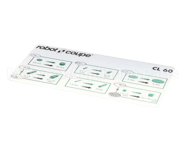 407295 Robot Coupe Cl60 Lateral Disc Plate