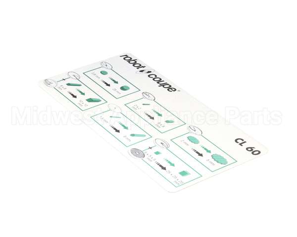 407295 Robot Coupe Cl60 Lateral Disc Plate