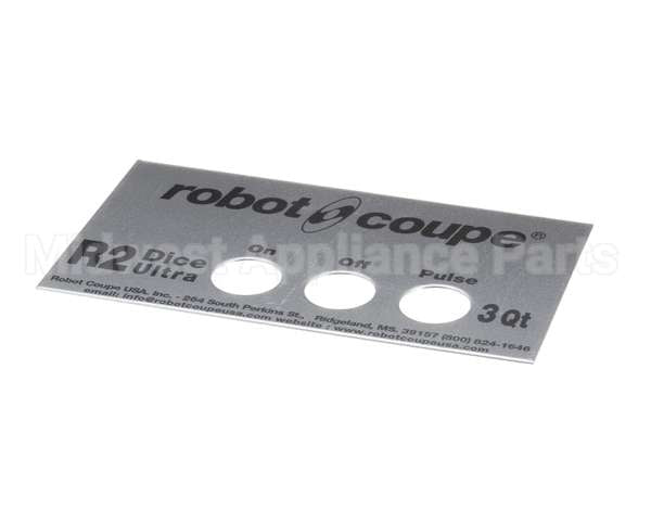 407903 Robot Coupe R2U Dice Front Plate