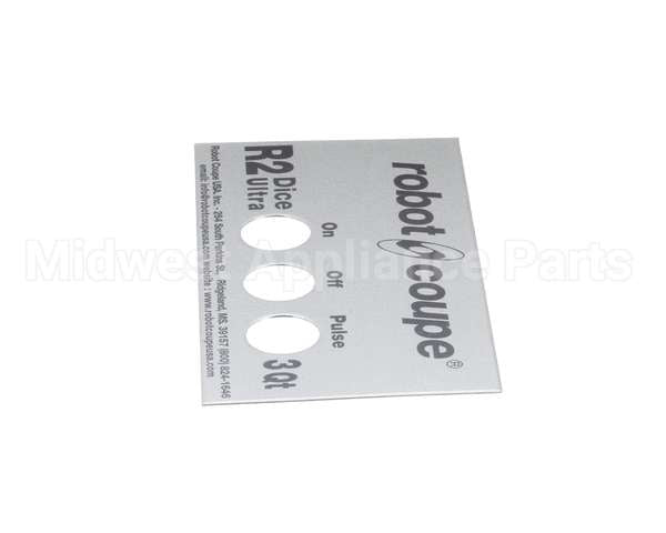 407903 Robot Coupe R2U Dice Front Plate