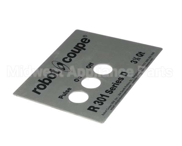 408016 Robot Coupe R301 Series D Front Plate