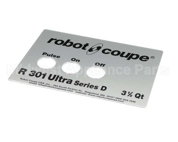408017S Robot Coupe Front Plate R301U Series D