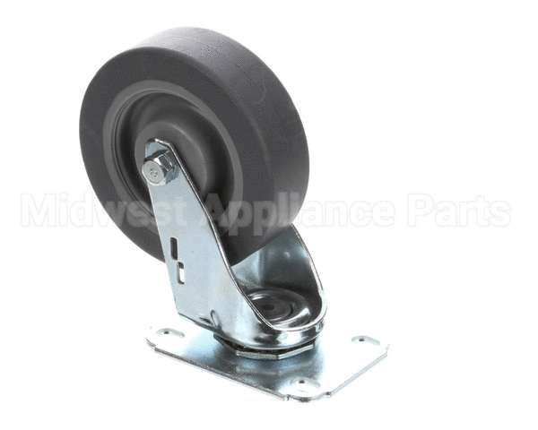 40807 Giles Caster, 5-In, Swivel, Plate Mount