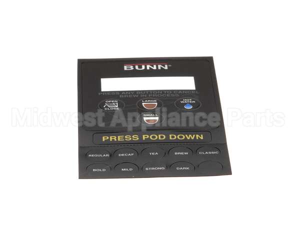 41145.0000 Bunn Decal Sheet,Switch/Flvr Labels