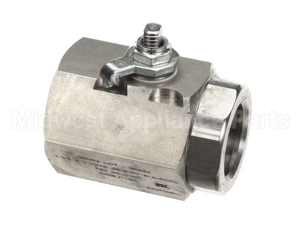 41227 Giles Valve, Ball,1-1/4, S/S, Drain, Eof-Bib
