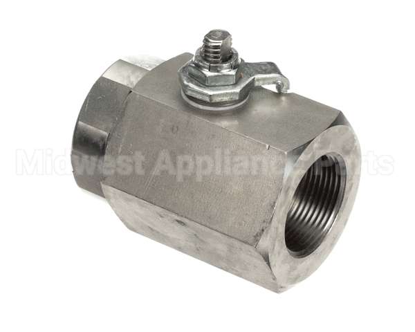 41227 Giles Valve, Ball,1-1/4, S/S, Drain, Eof-Bib