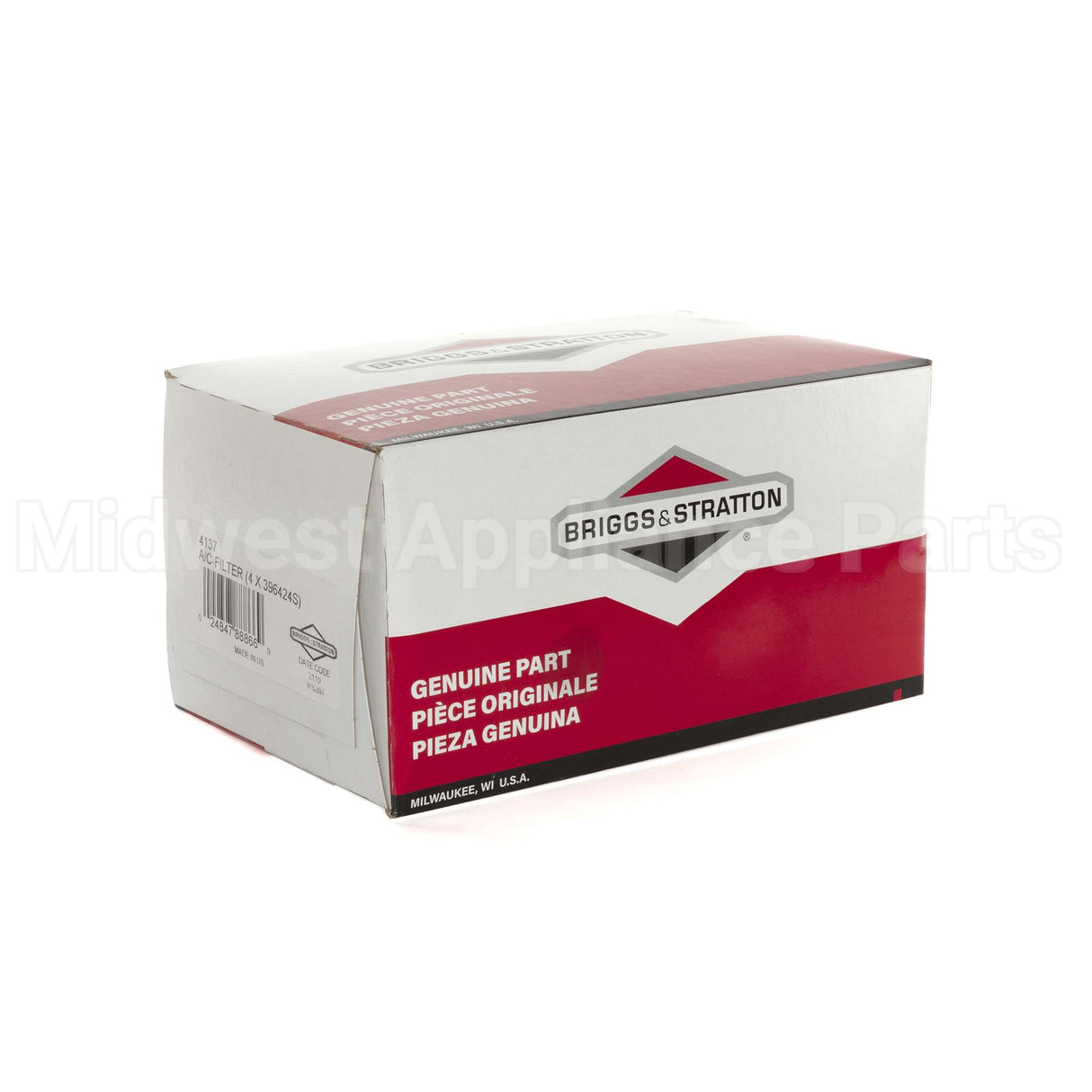 4137 Briggs & Stratton A/C-Filter (4 X 396424S)