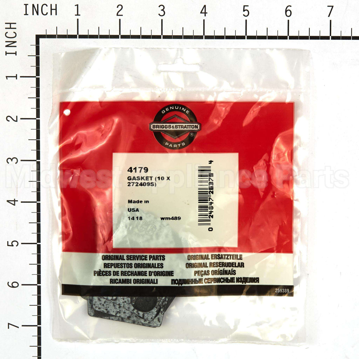 4179 Briggs & Stratton Gasket (10 X 272409S)