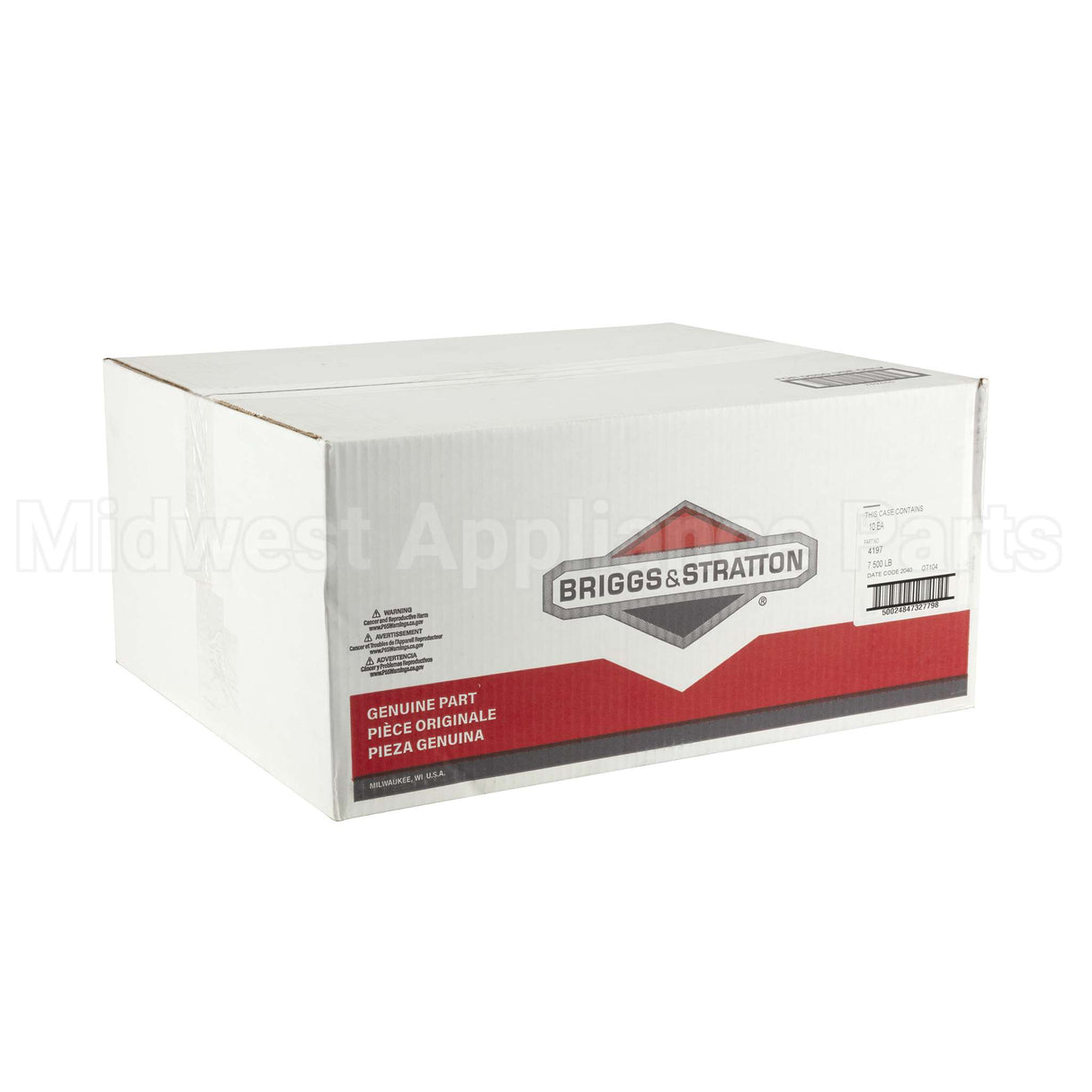 4197 Briggs & Stratton A/C-Filter (4 X 497725S)