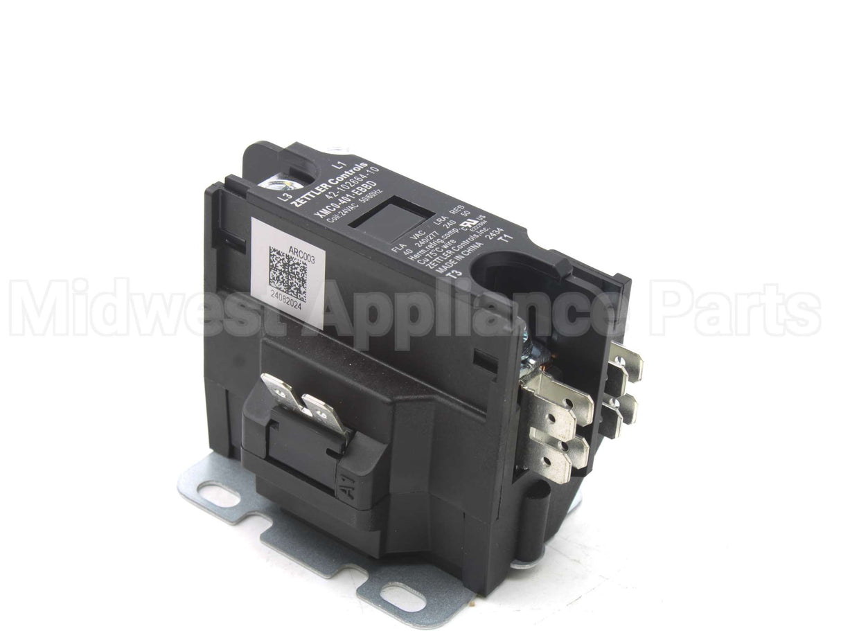 42-102664-10K Rheem Contactor 40A 1Pole 24V Coil