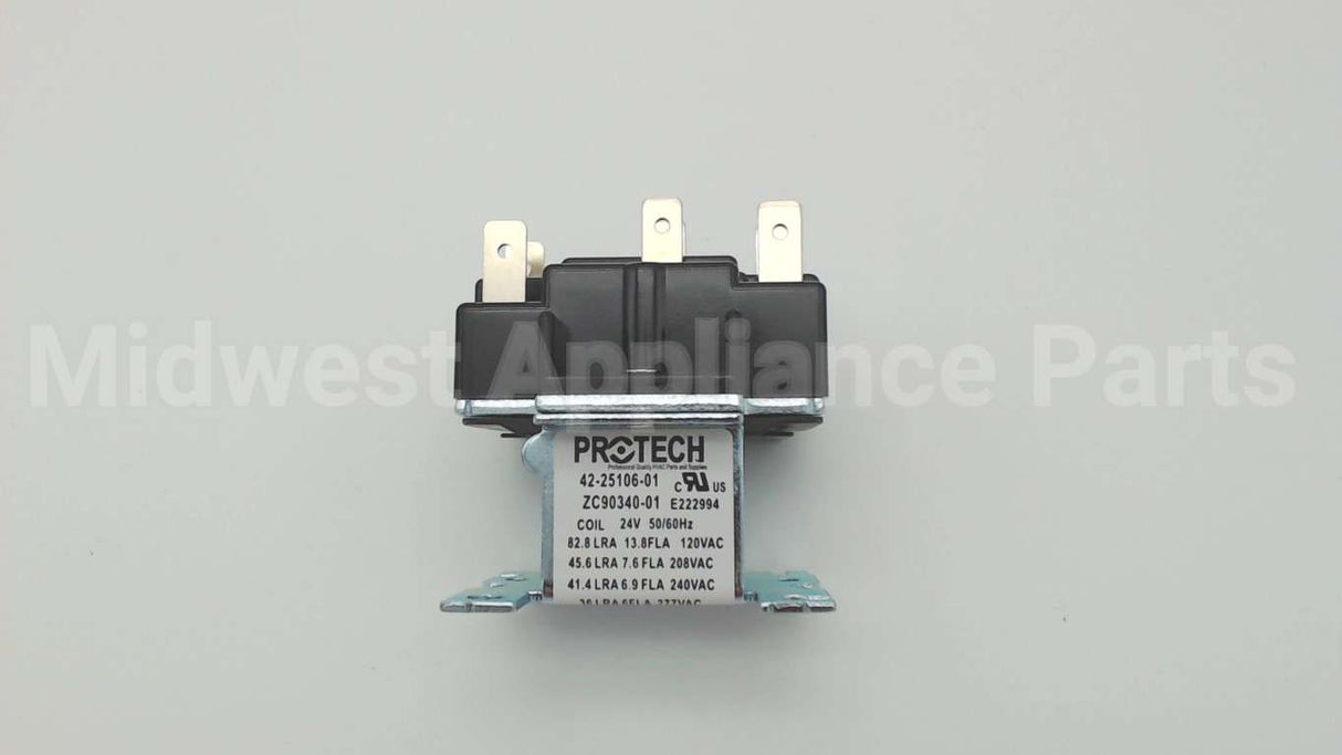 42-25106-01 Rheem-Ruud 24V Dpdt Defrost Relay