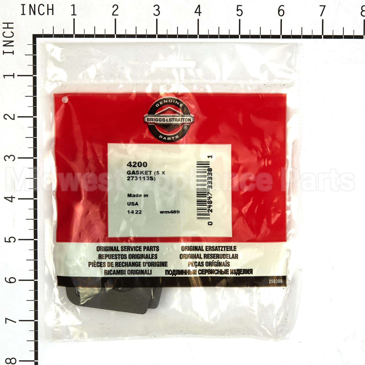 4200 Briggs & Stratton Gasket (5 X 273113S)