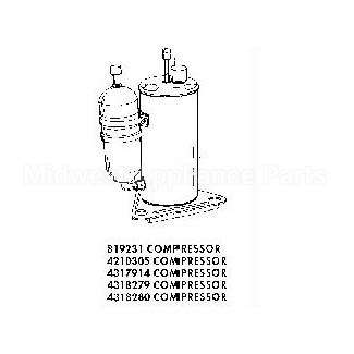4210305 Whirlpool Compressor