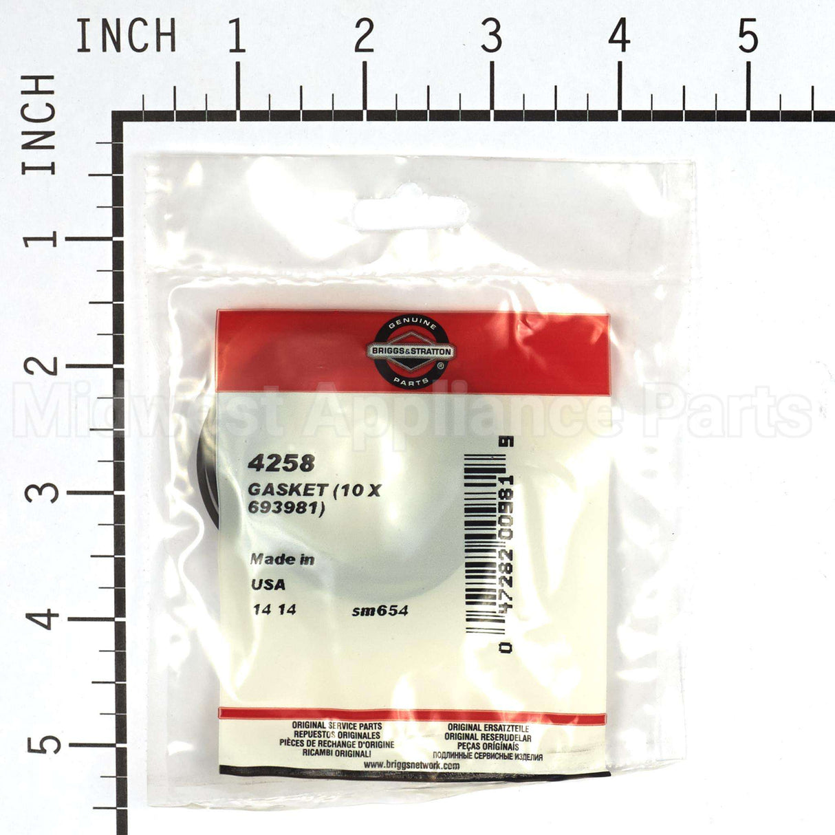 4258 Briggs & Stratton Gasket (10 X 693981)