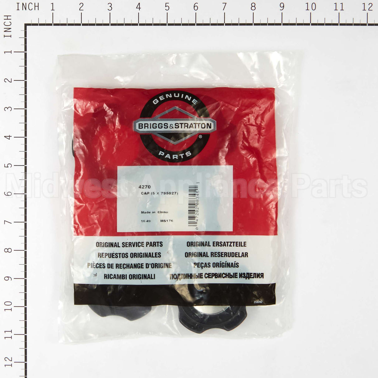 4270 Briggs & Stratton Cap (5 X 795027)