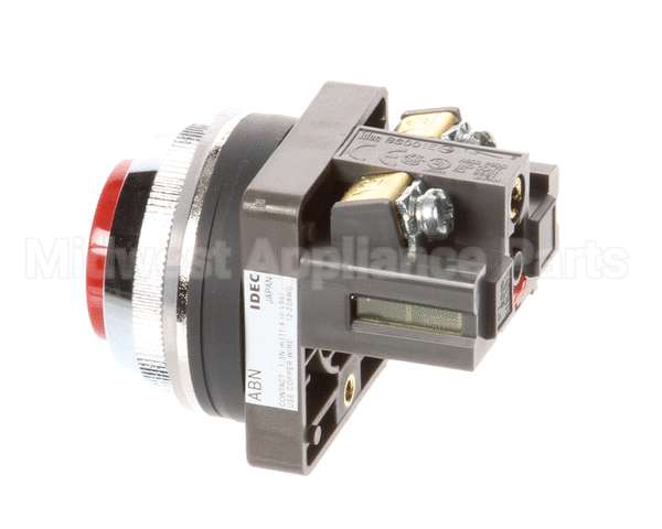 42MC-Y74 Biro Stp Btn, Red W/Ext Hd,Std Ring