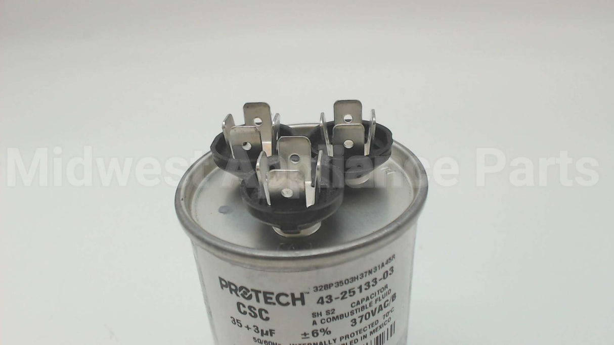 43-25133-03 Rheem-Ruud 35/3M 370V Round Dual Capcitor