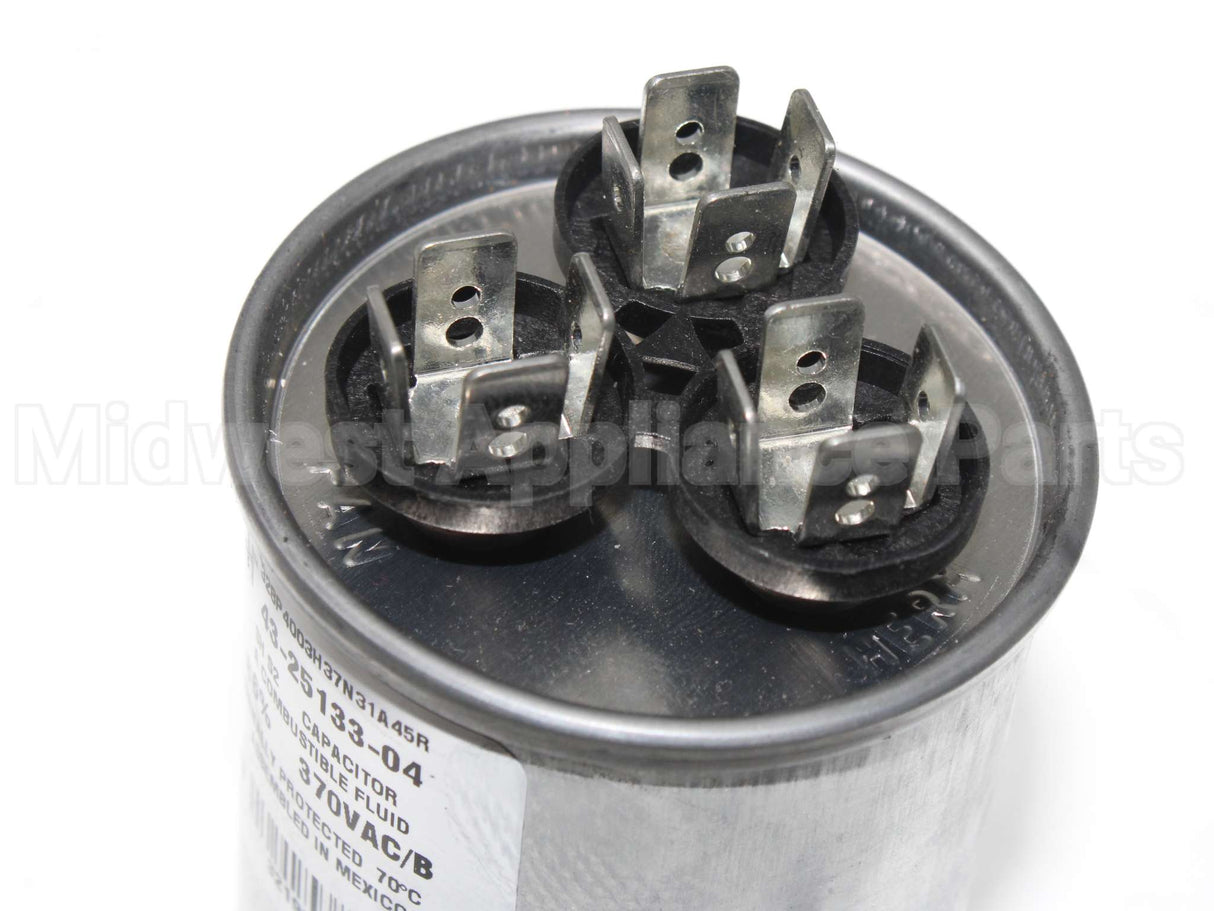 43-25133-04 Rheem-Ruud Dual Capac 40/3 Mfd 370V Round