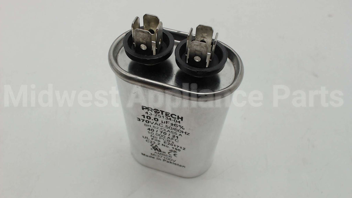 43-25134-04 Rheem-Ruud Run Capac 10 Mfd 370V Oval