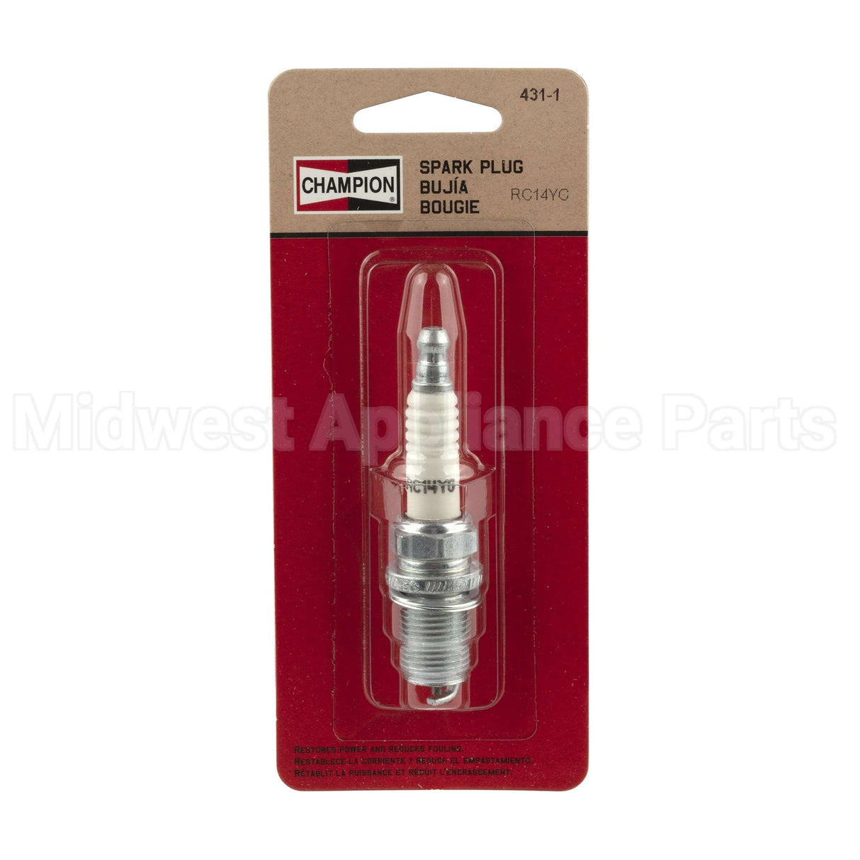 431-1 Champion Rc14Yc Sm Eng Plug Carded