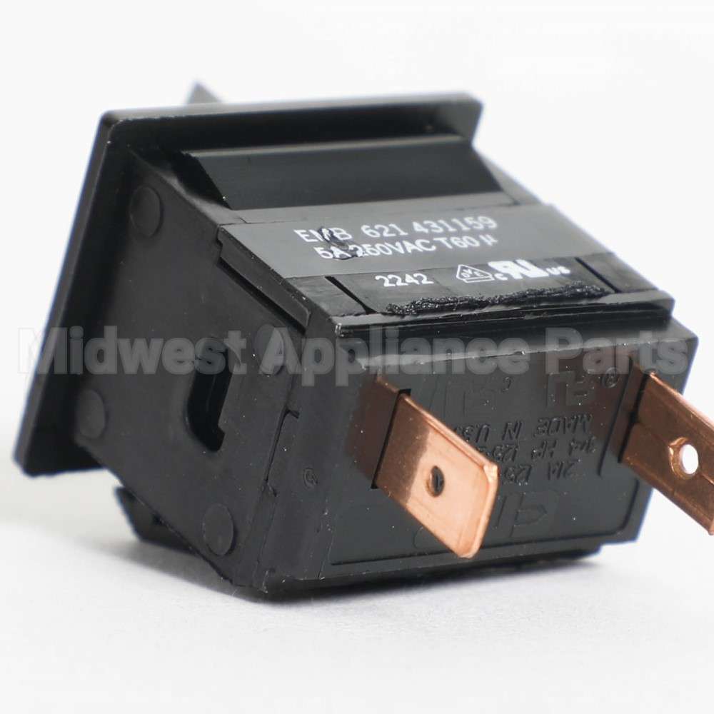 431159 Speed Queen Switch,Rocker,85/15,Mom,Spst No,21A 250V