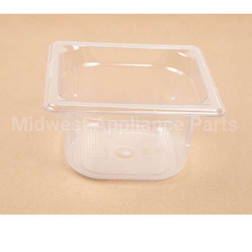 43581 Compatible Silver King 1/6 Size Plastic Pan 4In Deep